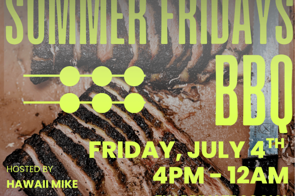 Yellow Bold Simple BBQ Party Invitation